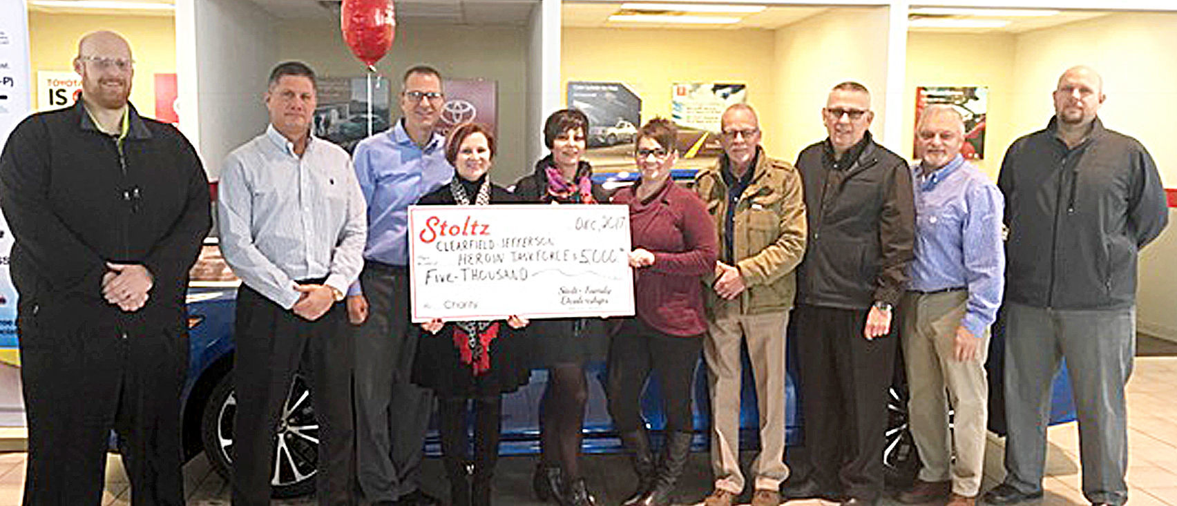 Stoltz donates to Clearfield-Jefferson Heroin Task Force